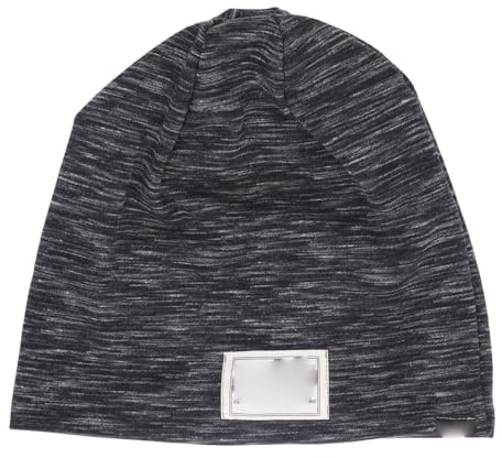 Gorro Antirradiación a Rayas Negras con Fibra Plateada, Algodón, Celda Protectora, WiFi, 5G, RF, Protección EMF