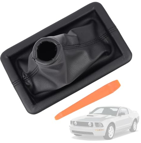 Getfarway Shift Boot 8R3Z-7277-AA Shifter Boot Cover Fit for Ford Mustang 2005 2006 2007 2008 2009 Manual Transmission Gear Change Lever