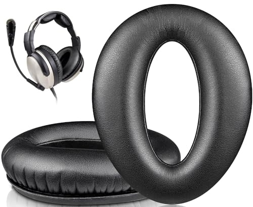 SOULWIT Earpads for Lightspeed Zulu, Sierra, Delta Zulu - Black