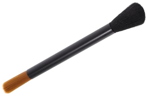 FELTECHELECTR Coffee Cleaning Brush Double-end Wiping Tool for Espresso Machines Compact Coffee Powder Remover Multi-Purpose Cleaning Brush for Home and