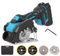 Sierra circular de mano con batería para Makita de 18 V, mini sierra circular de 3 pulgadas, sierra circular sin escobillas con 4 hojas, profundidad de corte de 22 mm, sierra circular eléctrica para