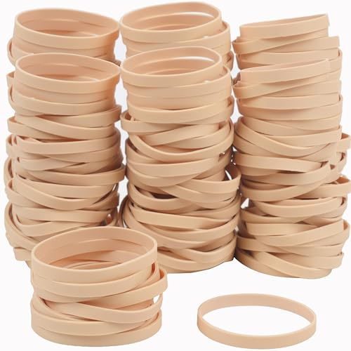AOUOU Rubber Bands Beige 90mm x 6mm Net Weight 190g Tactical Rubber Band | Elastic Bands,for Office Supplies Home