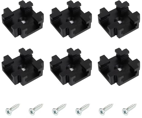 O'SKOOL T-Track Intersection Kit, for 3/4 x 3/8 in Double-Cut Profile,6 Sets