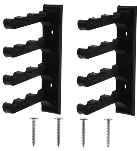 UPKOCH 2stücke Teiliges Wandhalter Pfeil Und Bogen Schwarze Bow Brackets Mit Schrauben Platzsparend Einfache Montage Geeignet Zur Sicheren Aufbewahrung Und Präsentation Von Bogensportausr
