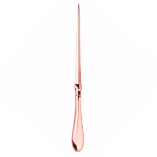 Letter Opener, Split File Envelopes Stationery Handle Portable Envelope Opener, Letter Opener Envelope Slitter for Home and Office Mail Supplies (RO)
