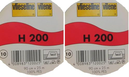 Freudenberg H 200 weiß SB Volumenvlies, 90cm x 1m (Packung mit 2)
