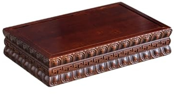 Table d'autel de méditation en bambou pour la maison – Mini support de prière et d'encens pour Bouddha et Guanyin – 40 x 24,9 x 7,6 cm – Idéal pour la pratique spirituelle et la décoration Feng Shui