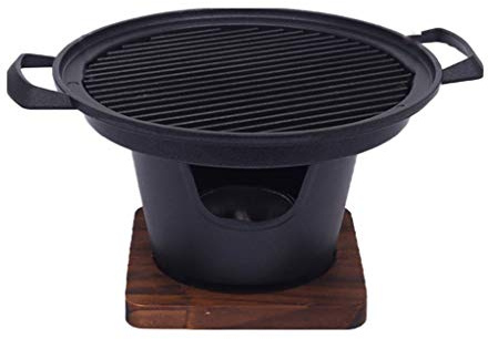 AFPSDLFJDLS Creative Person Cooking Oven Home Wooden Frame Stove Gift Mini Barbecue Grill Korean Bbq