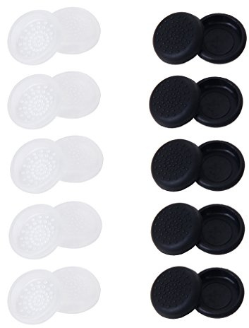 10 Paar Joystick Kappen Thumbstick Abdeckkappen für PlayStation 4 PS4 Steuerung