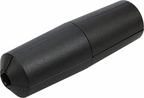 EHMANN 2820x0800 Electronic LED Cord Dimmer T28.08 Black, Phase Control 230 V, 50 Hz, Power: LED 3-35 W 5-100 W/VA