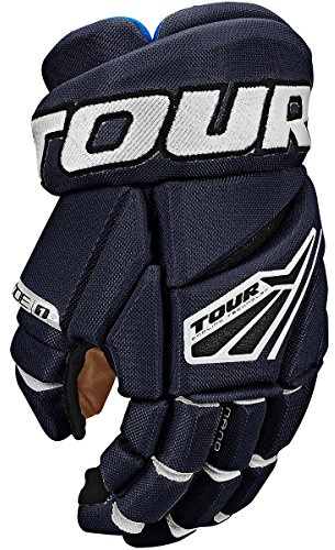 Tour Eishockeyhandschuh Code 1, Farbe: Schwarz/Rot, Größe: 30 cm / 12 Zoll