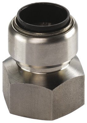 Edelstahl Steckfitting Tectite Übergangsmuffe 28 mm auf IG Rp 3/4, TS270G