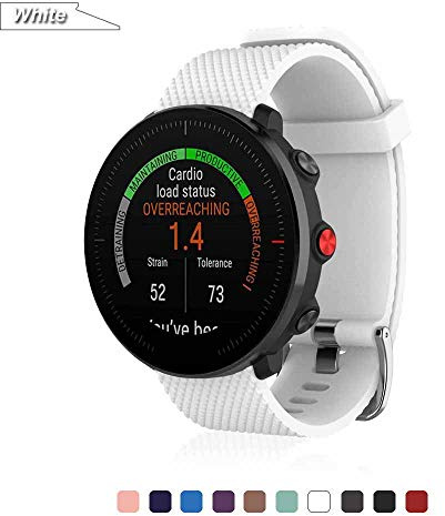 Bemodst Cinturino per Polar Vantage M Orologi, Cinturini di Ricambio in Silicone Sport Fitness Accessori Watch Braccialetto Bracciale da Polso Strap per Polar Vantage M Smartwatch (Bianco)