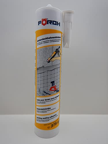 FÖRCH UNTERDECKBAHNKLEBER UNTERDECKBAHN KLEBER UV BESTÄNDIG NAGELDICHTUNG 310ML (1)