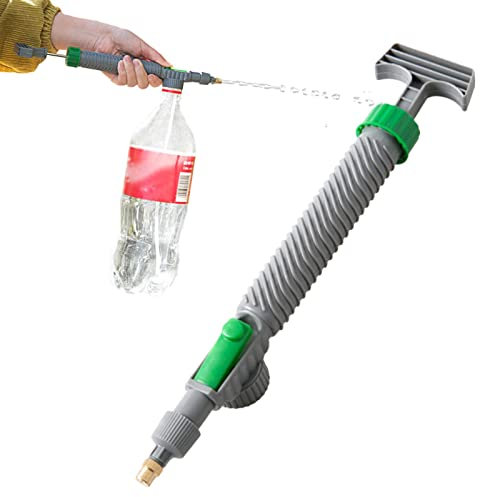 Yeeda Pulvérisateur à main à haute pression - Pulvérisateur manuel à pompe à main avec buse réglable - Pulvérisateur à pression continu avec paille étendue pour économiser les efforts