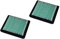 2 X Luftfilter kompatibel mit Honda HRX 537 / HRB 535 / HRD 536 / IZY 53 / HRG 536 Rasemäher