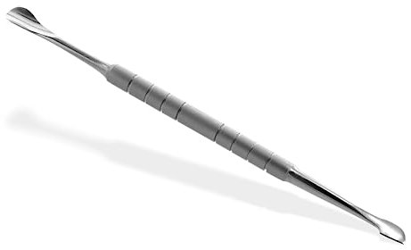 Otto Herder Doppelinstrument Nagelhautschieber und Nagelmesser, 12 cm, aus Edelstahl, Schieber und Messer zum Entfernen der Nagelhaut