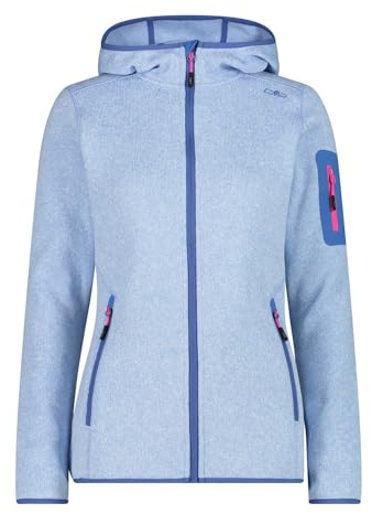 CMP dam Knit-tech Damjacka Med Fast Huva Knit-Tech damjacka med fast huva