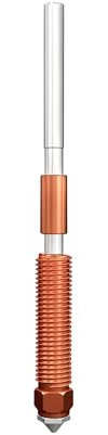 Creality Original K1C Düse 0.4 mm, Schnellwechsel Düse mit Wärmeschutz aus Titanlegierung, Kupferlegierung und gehärteter Stahldüse für K1(2024)/K1 Max(2024)/K1 SE/Ender-3 V3 Plus/Ender 3 V3(1 Stück)