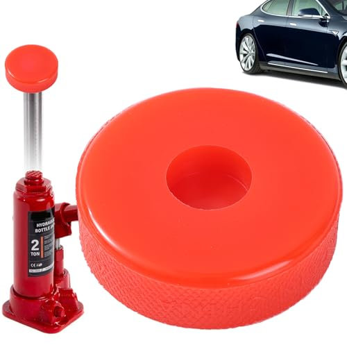 Universal Bottle Jack Pad Polyethylene Anti-Slip Adapter Support Puck Block Car Lift Tool for 2 Ton Bottle Hydraulic Jacks Jacking Points Repair 20mm