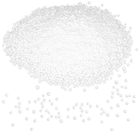 ifundom Mini Bolitas de Poliestireno 5-7 MM 300 G Bolsa de Relleno para Sillones Cojines y Manualidades Cuentas Redondas para Relleno de Sofás y Juguetes