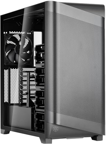 Silverstone Technology SETA A2 A True High Airflow Experience: Exceptionally Versatile Mid-Tower Chassis, SST-SEA2Y-BG (Black)