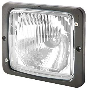 HELLA 1AA 004 109-031 asimmetrico-Faro principale, 24/12V, Numero di riferimento 10, Montaggio, interno, colore diffusore luce trasparente, Spina Spina piatta, anteriore Dx/anteriore Sx