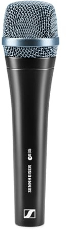 Sennheiser e 935 Dynamisches Nieren-Handmikrofon | Für Live-Gesang, Bühne & Studio | Robuste XLR-Performance-Kapsel | Schwarz