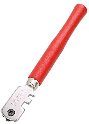 SENRISE Cortador de vidrio profesional de 6 ruedas para cortar y marcar botellas de vidrio, vidrieras, ventanas, espejos, azulejos y proyectos de bricolaje (2 unidades)