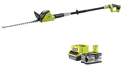 Pack RYOBI Taille-Haies 18V One+ OPT1845-1 Batterie 5.0Ah - 1 Chargeur Rapide 2.0Ah RC18120-150