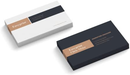 500 Visitenkarten drucken | Marketing Manager | 2-seitig | Querformat | Farbe + Papier zur Auswahl | personalisieren | Industrie | Produktion | Management | Geschäftsführer | Einkauf (Schwarz)