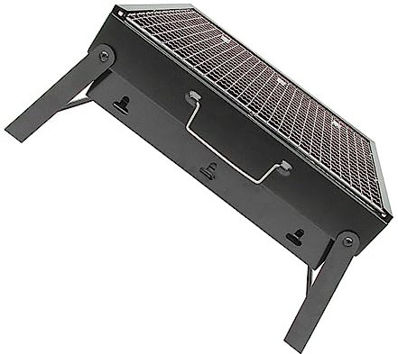 Cabilock Klappbarer Holzkohlegrill Aus Edelstahl Tragbarer Mini-grill Für Garten Einfach Zu Montieren Transportieren Geeignet Für Camping Und Angeltouren