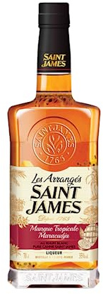 SAINT JAMES - MANGUE TROPICALE MARACUDJA - RHUM ARRANGÉ - 35° - 70CL