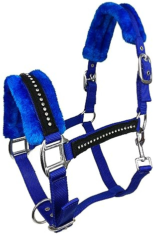 York Pferde Halfter Elite (Warmblut (Full), Blau)