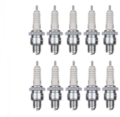 10x Zündkerze B5HS – passend für Hercules Prima 2–5, Sachs MX-1, Zündapp, Simson, MZ – 10er Set für Mofa, Moped, Mokick, Roller, Motorrad