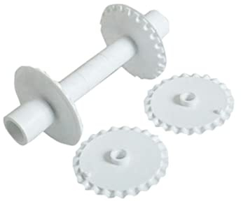 PRETYZOOM 6pcs Pastry Wheel Cookie Cutters for Baking Fondant Cakes Tools Pasta Rolling Lace Roller Cookie for Baking