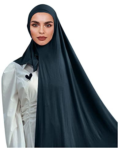 kopftücher für damen baumwolle, Kopftuch damen Hijab Baumwolle, Hijab Kopftuch Damen Muslimisch - Jersey Hijab 175x75cm - Moderne islamische Jersey Kopftücher für Damen - Türkische Premium Qualität