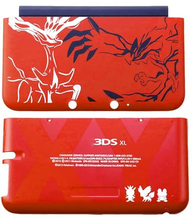 Valley Of The Sun Lot de 2 coques de rechange pour console de jeu 3DS XL/LL 3DSLL 3DSXL Rouge