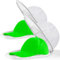 Coopache Support Lave Casquette Lave Vaisselle Nettoyage Lavage de Chapeau de Baseball Machine à Laver Sac Filet Linge pour Casquette de Baseball (Blanc Lot de 2)