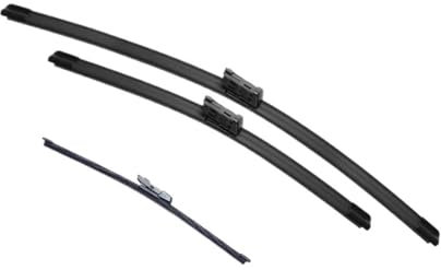 HDHCSCAGH Auto Wischer Für VW Für Polo Für 6R Fließheck 2009-2017 Auto Vorne Hinten Wischerblätter Auto Wischer Klinge Auto Styling Scheibenwischer