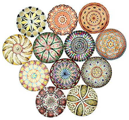 VILLCASE 20piezas Parche De Cristal Diseño De Preciosa Unidades Para Decorar Armarios De Oficina Pegatina De Cristal Adorno De Vidrio