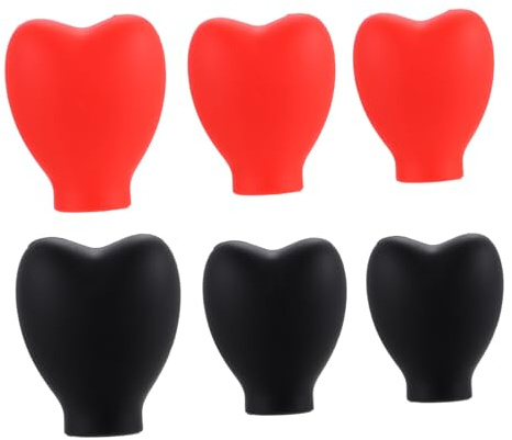 PartyKindom 6stücke Silikon Make-up Pinsel Abdeckungen Schutz Schutzhülle Deckel Kosmetikpinsel Protektoren