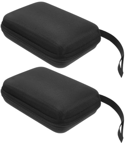 WRITWAA Sac de rangement pour glycémie avec coque rigide en EVA résistant aux chocs et étanche, organisateur de voyage compact pour accessoires de diabète, 15 x 10 x 4 cm