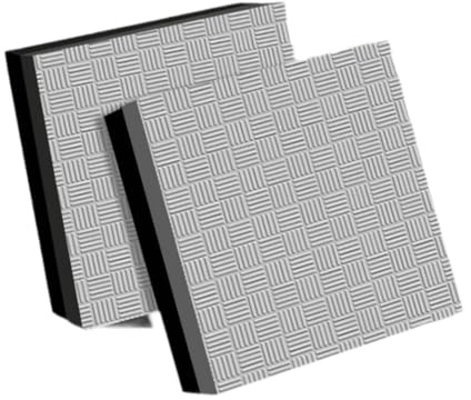 Gralara 2 Almohadillas de Levantamiento de Pesas para caídas y caídas, silenciosas, para Peso Muerto, Accesorios reductores de Ruido, protección, Negro Gris 50x50x4cm