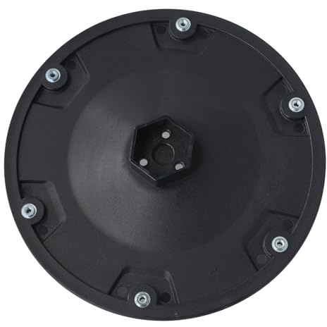 Disque de coupe pour tondeuse à gazon compatible avec Dreame A1/A1 Pro/A2 et Mova 600/1000, construction en polypropylène durable pour l'extérieur, noir, 190,3 x 29,3 mm