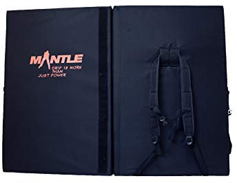 Mantle Climbing Equipment Fallschutzmatte Crash Pad Bouldermatte schwarz XL, Double-Folder 2 Faltungen