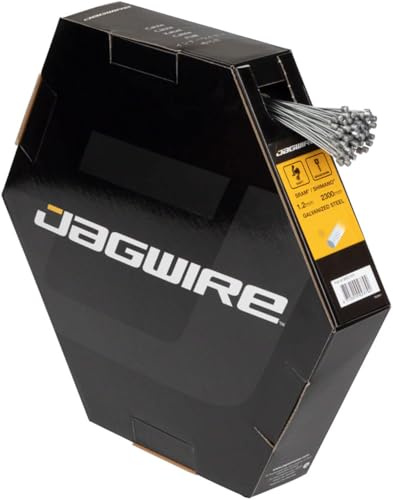 Jagwire Basics Shift Cable Galvanized SRAM/Shimano Brake and Gear Cable 1.2 x 2300 mm 100 Pieces