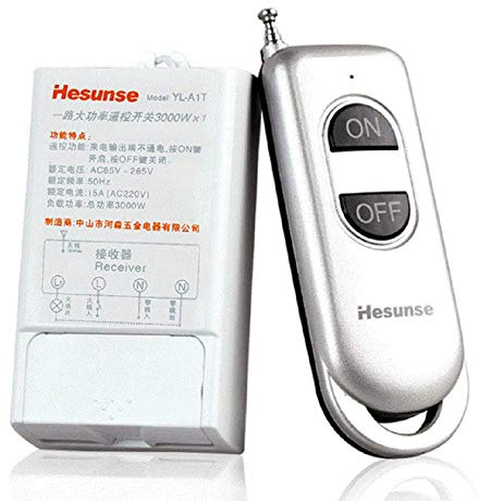 MASUNN Yl-A1T 300 M 220V 30A Larga Distancia Un Modo De Control Remoto Interruptor De Alimentación 3000W De Alta Potencia Inalámbrico con Mando A Distancia