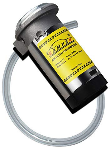 GAMPRO 12V Air Compressor Kit for Any Vehicles Trucks Lorrys Boats Cars Vans Horns (Silver)