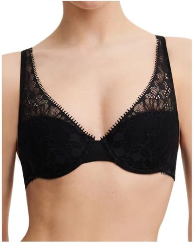 Chantelle Damer djupt skuren Spacer Day to Night Minimizer BH, svart, 70B